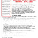 GROUPE DE TRAVAIL NATIONAL SECURAIL – 28 MAI 2026