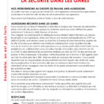 La sécurité dans les gares