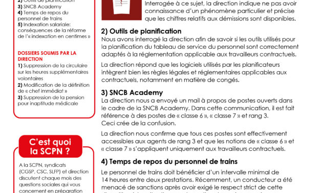 SOUS-COMMISSION PARITAIRE NATIONALE DU 24 JUIN 2026