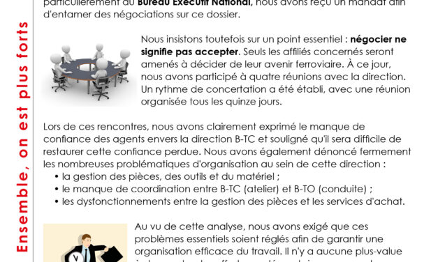 Tract : DOSSIER SHIFTWERK 2.0 – INFORMATION AUX AFFILIÉS