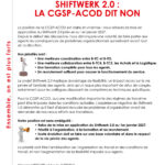 SHIFTWERK 2.0 la CGSP ACOD dit non