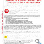 Communication sur la Consigne congés