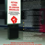 TRACT ACTION LUNDI 26 JANVIER BRUXELLES
