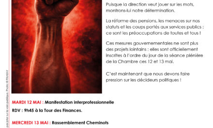 ALERTE MOBILISATION 13 mai