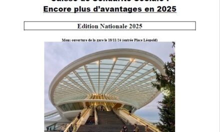 INFOS PENSIONNES 2025:  Caisse de Solidarité Sociale