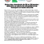 Grève des cheminots du 26 au 30 janvier : défendre un siècle de rail public et de transport en toute sécurité