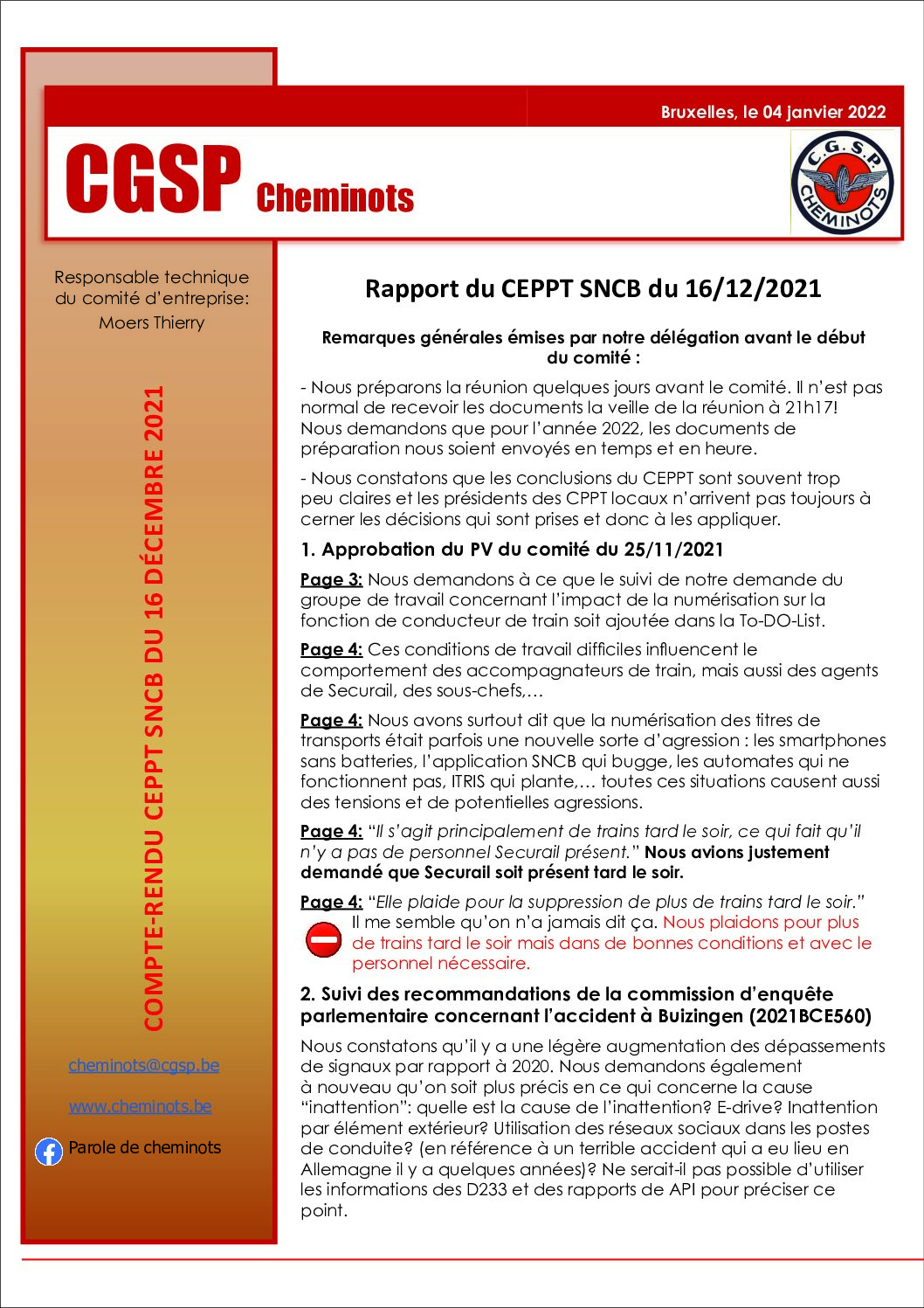 Compte-rendu CEPPT SNCB 16 décembre 2021
