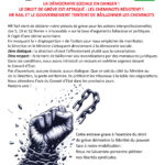 LA DÉMOCRATIE SOCIALE EN DANGER