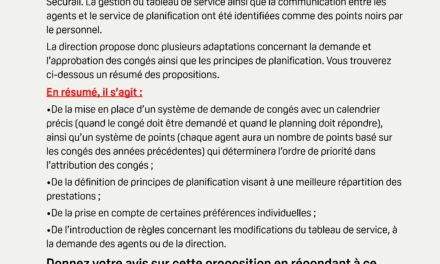 Dépliant : Securail – Donnez votre avis !