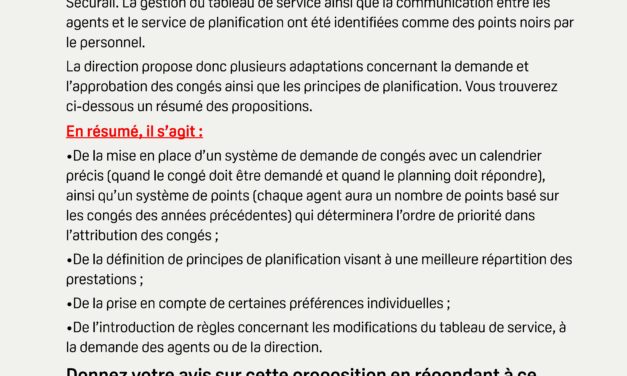 Dépliant : Securail – Donnez votre avis !