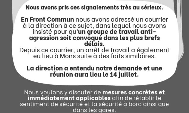 Tract FC demande comité anti agression