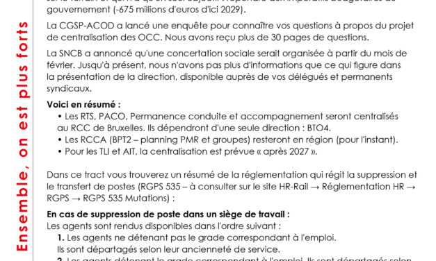 Tract : OCC RGPS 535