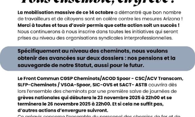 Plan d&rsquo;action sur le Rail